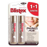 Blistex Protect Plus, Protective Lip Balm SPF 30, 4.25 g + Protective Lip Balm SPF 30, 4.25 g free