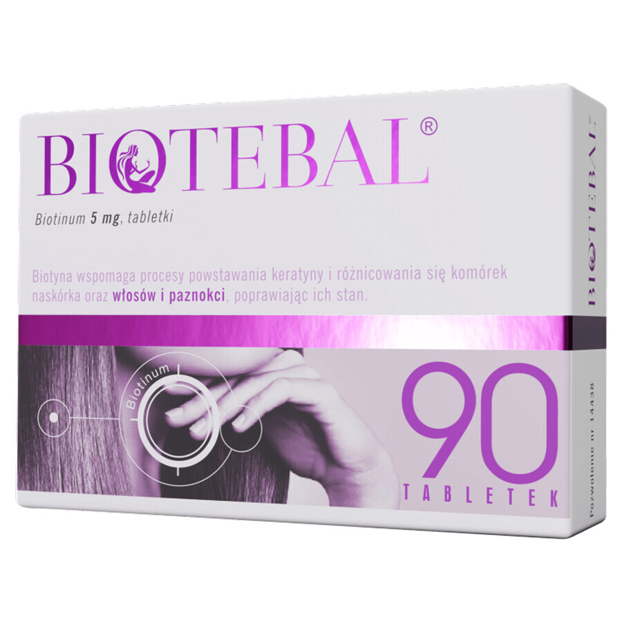 Cumpără Biotebal 5 mg, 90 comprimate Biotebal 5 mg, 90 comprimate