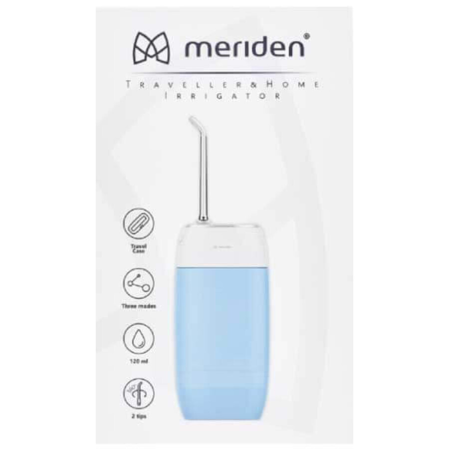 Meriden Traveler &amp; Home, irrigador dental, inalámbrico, MD 1522