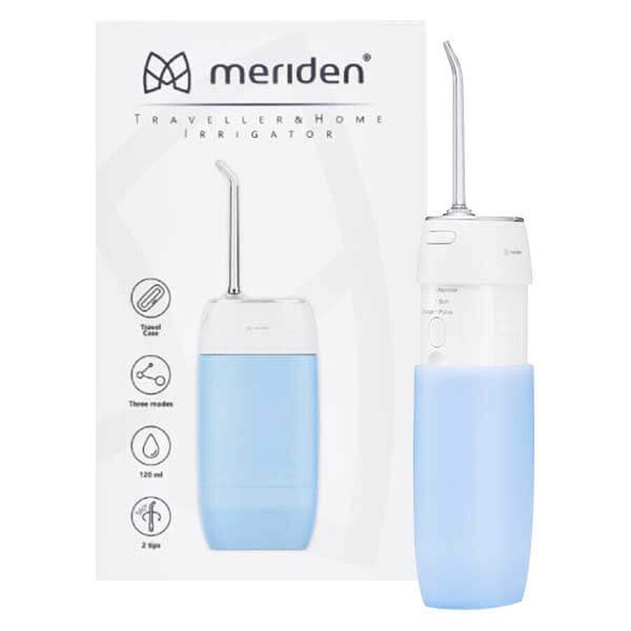 Meriden Traveler &amp; Home, irrigador dental, inalámbrico, MD 1522