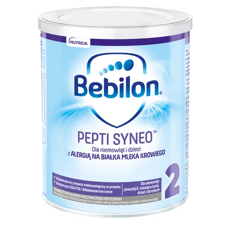 Bebilon Pepti 2 Syneo Powdered Milk, After 6 Months, 400 g, Nutricia