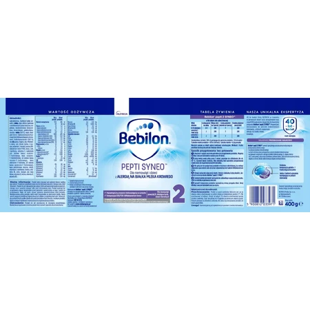 Bebilon Pepti 2 Syneo Powdered Milk, After 6 Months, 400 g, Nutricia