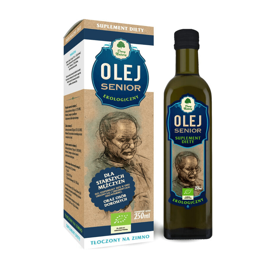 Gifts of Nature Ulei de seniori, organic, presat la rece, 250 ml