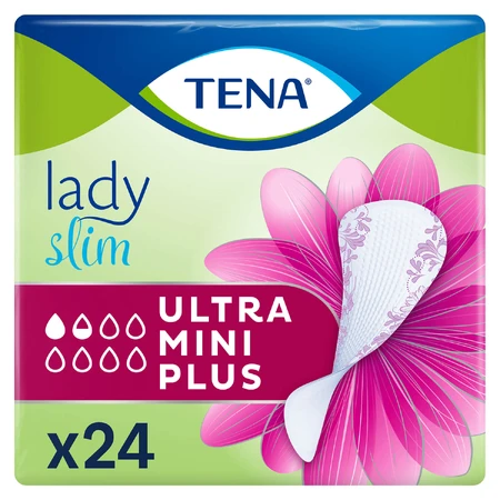 Tena Lady Slim, urological soles, Ultra Mini Plus, 24 units