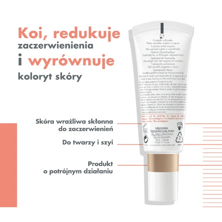 Avene Antirougeurs Unify, kleur-avondverzorging, gevoelige en rode huid, SPF 30, 40 ml
