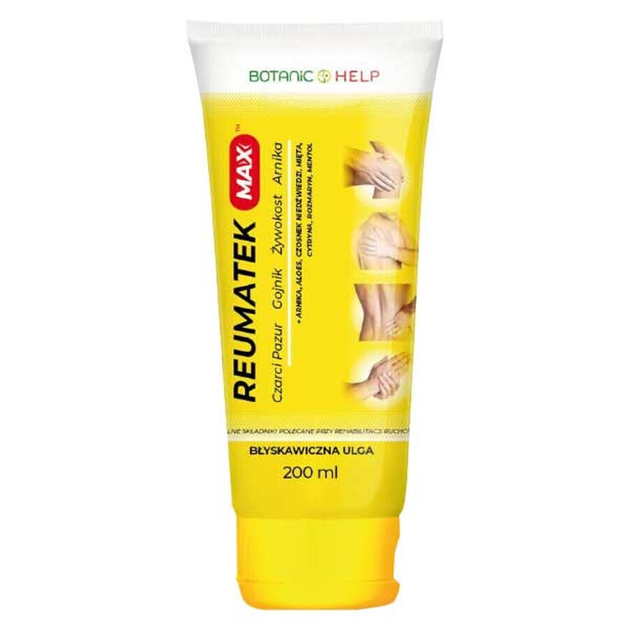 Winkel op Botanic Help Reumatek Max, massage gel, 200 ml Botanic Help Reumatek Max, massage gel, 200 ml