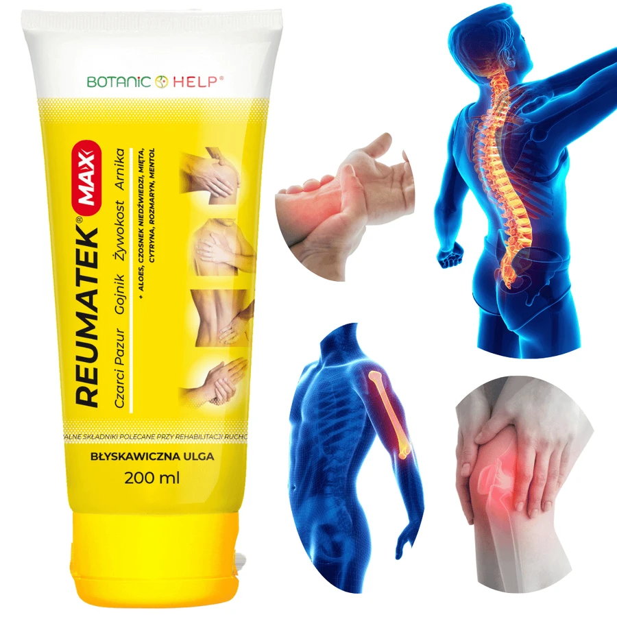 Botanic Help Reumatek Max, massage gel, 200 ml