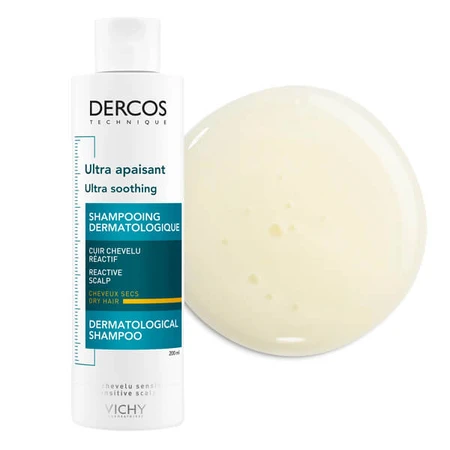 Vichy Dercos Ultra Soothing, ultra-kalmerende shampoo, droog haar, 200 ml