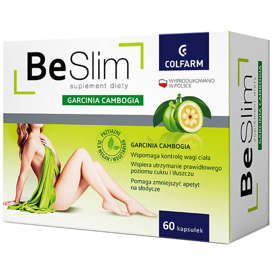 Boutique Be Slim Garcinia Cambogia, tamarin de Malabar, 60 gélules Be Slim Garcinia Cambogia, tamarin de Malabar, 60 gélules