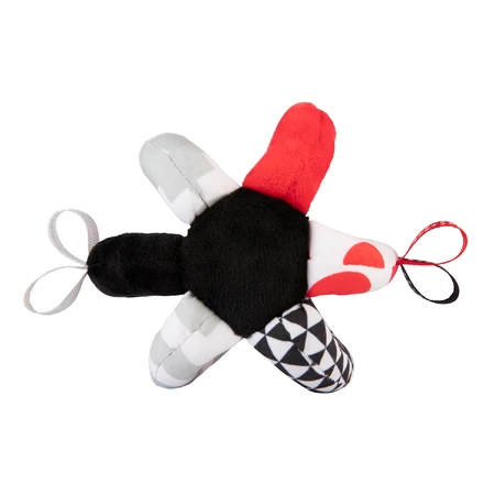 Canpol Babies, Pelota de Peluche en Contraste, Juguetes Sensoriales, Desde el Nacimiento, 1 ud