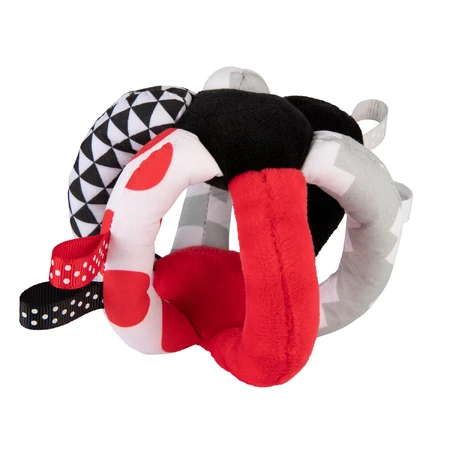 Canpol Babies, Pelota de Peluche en Contraste, Juguetes Sensoriales, Desde el Nacimiento, 1 ud