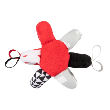 Canpol Babies, Pelota de Peluche en Contraste, Juguetes Sensoriales, Desde el Nacimiento, 1 ud