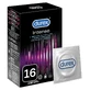 Durex Intense, preservativos con gel estimulante, acanalados con tachuelas, 16 piezas
