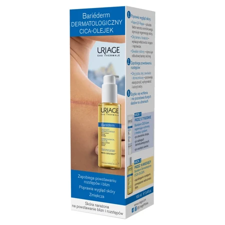 Uriage Bariederm, cica oil for stretch marks and scars, 100 ml