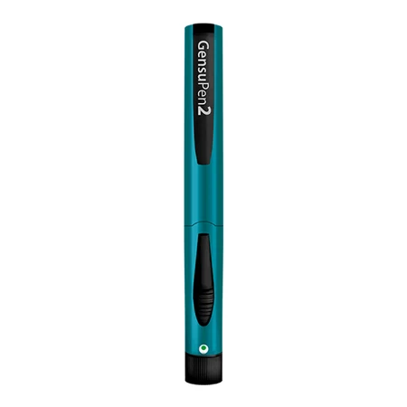 GensuPen 2, automatic insulin injector, turquoise
