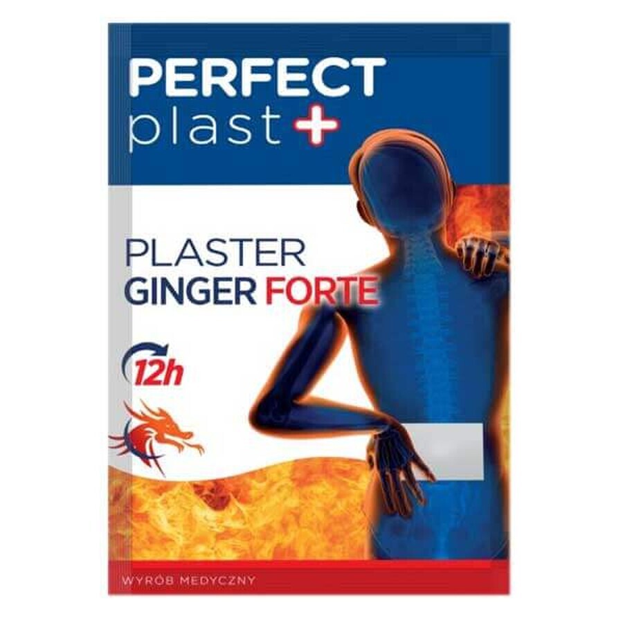 Perfect Plast+ Ginger Forte, plâtre chauffant, 12 cm x 18 cm, 1 pièce