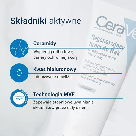 CeraVe, regenerierende Handcreme, sehr trockene und dehydrierte Haut, 100 ml
