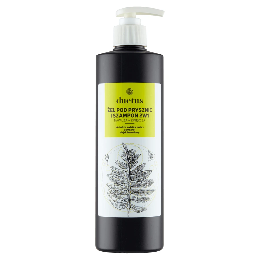 Duetus, shower gel and shampoo 2 in 1, 500 ml