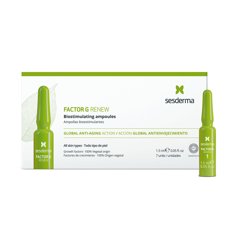 Buy Sesderma Factor G Renew, biostimulating ampoules, 1.5 ml x 7 ampoules Sesderma Factor G Renew, biostimulating ampoules, 1.5 ml x 7 ampoules