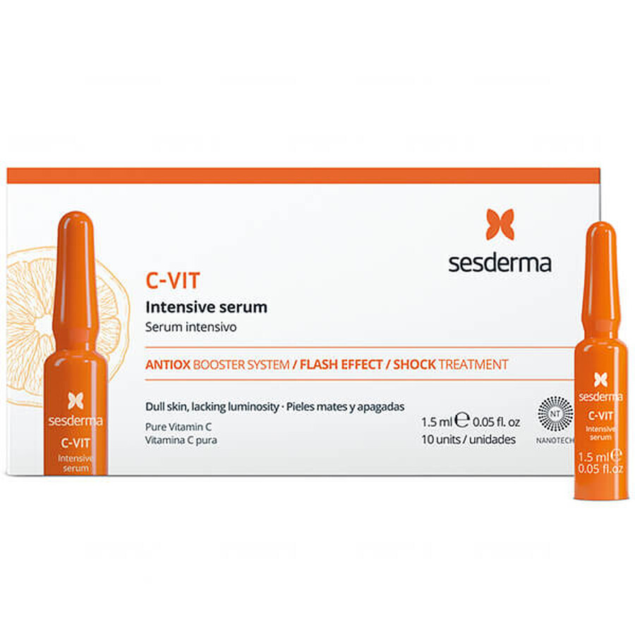 Comprar Sesderma C-Vit, sérum facial intensivo, 1,5 ml x 10 ampollas Sesderma C-Vit, sérum facial intensivo, 1,5 ml x 10 ampollas