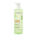 A-Derma Exomega Control 2in1, emollient gel for body, face, hair, from birth, 500 ml