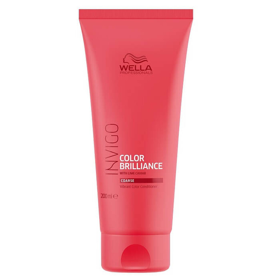 Conditionneur pour cheveux colorés Invigo Colour Brilliance Coarse, 200 ml, Wella Professionals