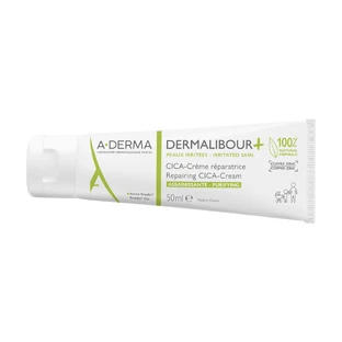 A-Derma Dermalibour+ Cica, crema regeneradora para pieles irritadas, a partir del 1 día de edad, 50 ml