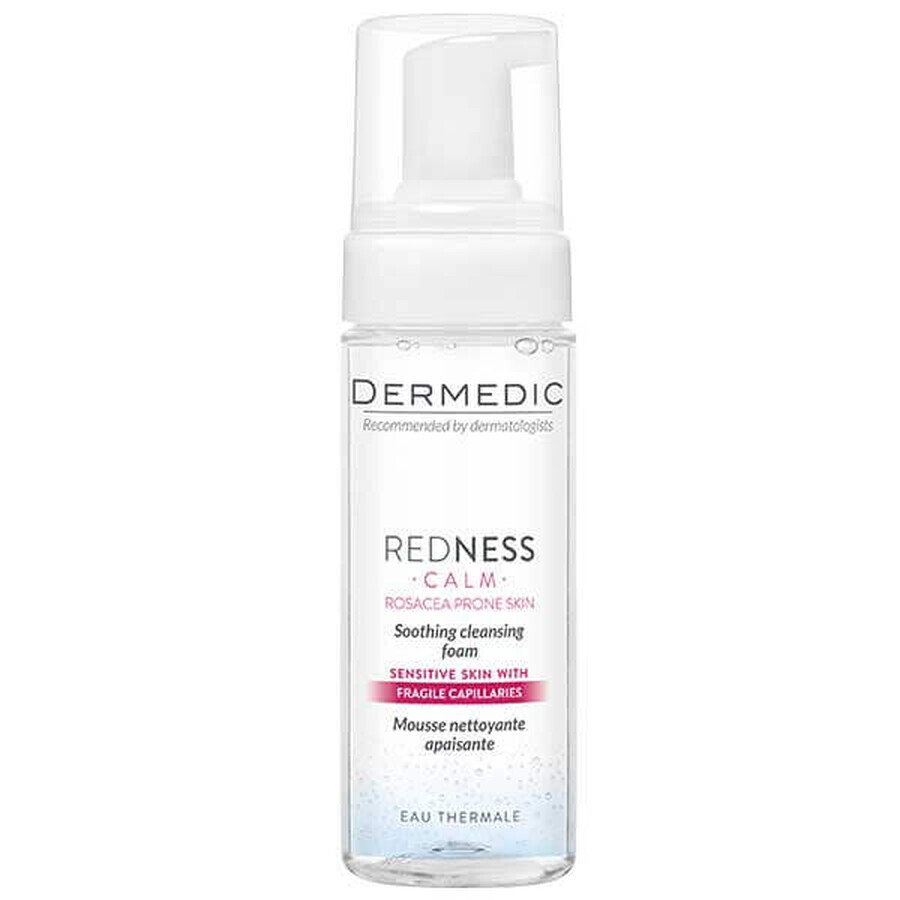 Boutique Dermedic Rougeurs, mousse nettoyante apaisante, peaux vasculaires avec tendance à l'hyperréactivité, érythème et rosacée, 150 ml Dermedic Rougeurs, mousse nettoyante apaisante, peaux vasculaires avec tendance à l'hyperréactivité, érythème et rosacée, 150 ml