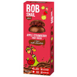 Bob Snail Choco Fruit snack in milk chocolate, apple, strawberries, 30 g
