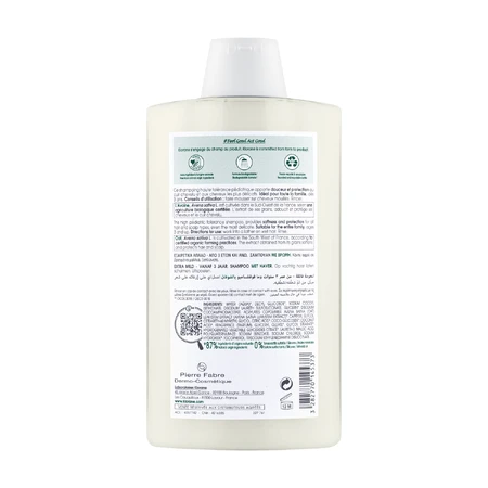 Klorane, shampoo op basis van havermelk voor alle haartypes, 400 ml