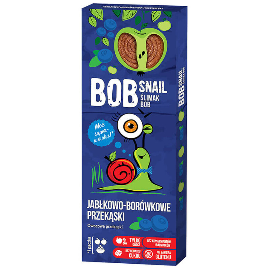 Winkel op Bob Slakrol Fruithapje, appel, bosbes, 30 g Bob Slakrol Fruithapje, appel, bosbes, 30 g