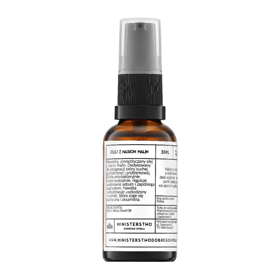 Cumpără Ministry of Good Soap, Ulei de semințe de zmeură, 30 ml Ministry of Good Soap, Ulei de semințe de zmeură, 30 ml