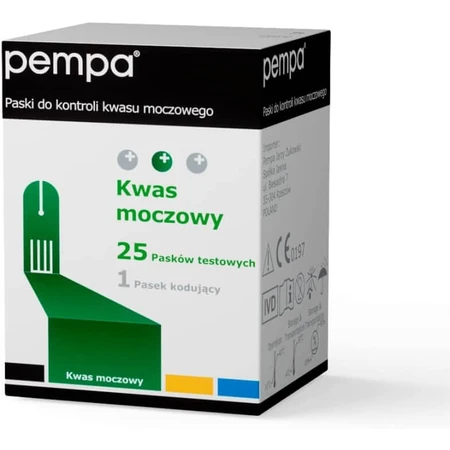 Pempa BK-U1, uric acid strips, 25 units