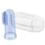 BabyOno, brosse à doigts pour les premières dents, silicone, bleu, 723/02, 1 pièc