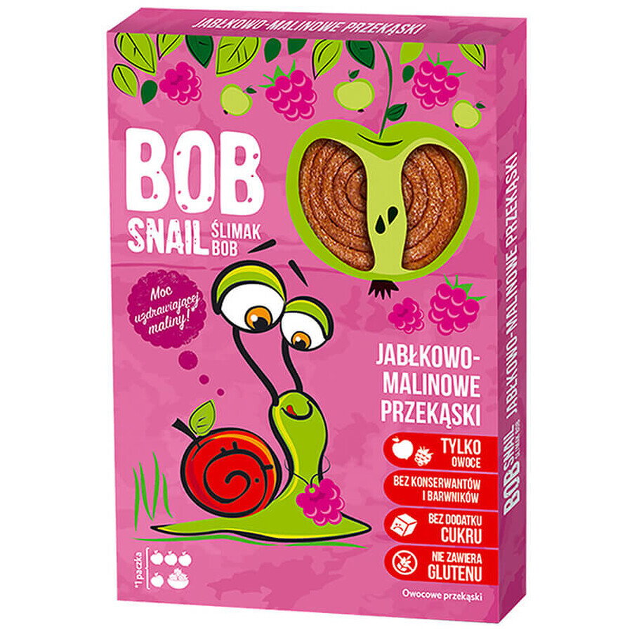 Acquista Bob Snail Roll Snack alla frutta, mela, lampone, 60 g Bob Snail Roll Snack alla frutta, mela, lampone, 60 g