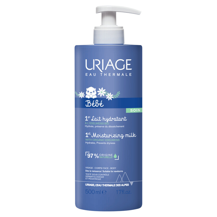 Comprar Uriage Bebe 1º, leche hidratante para niños, 500 ml FECHA CORTA Uriage Bebe 1º, leche hidratante para niños, 500 ml FECHA CORTA