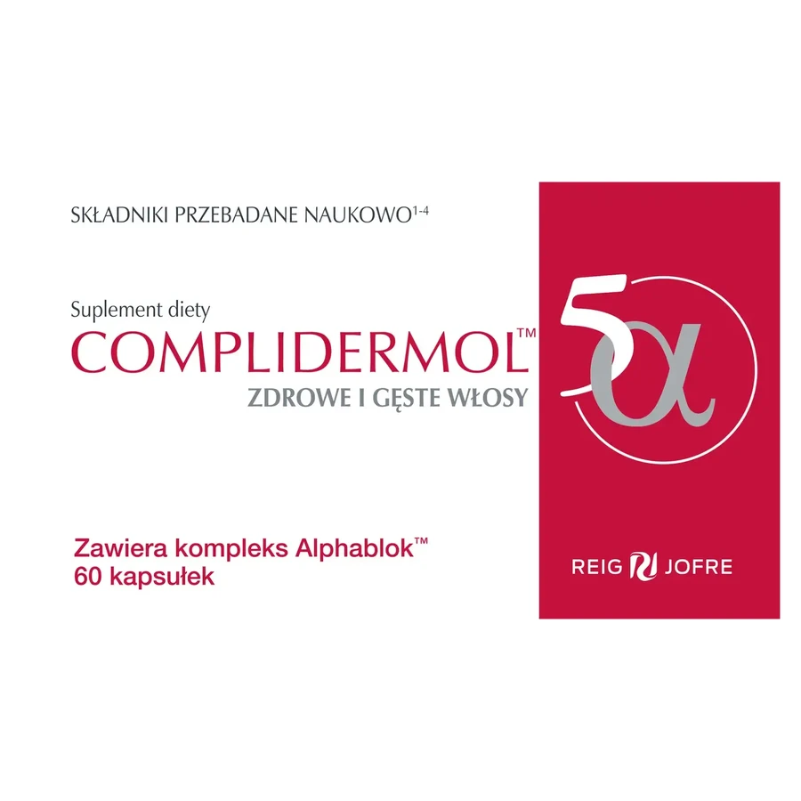 Complidermol 5 alfa, 60 capsules, Reig Jofre