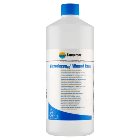 Microdacyn 60 Wound Care, solución electrolizada para el cuidado de heridas, 990 ml