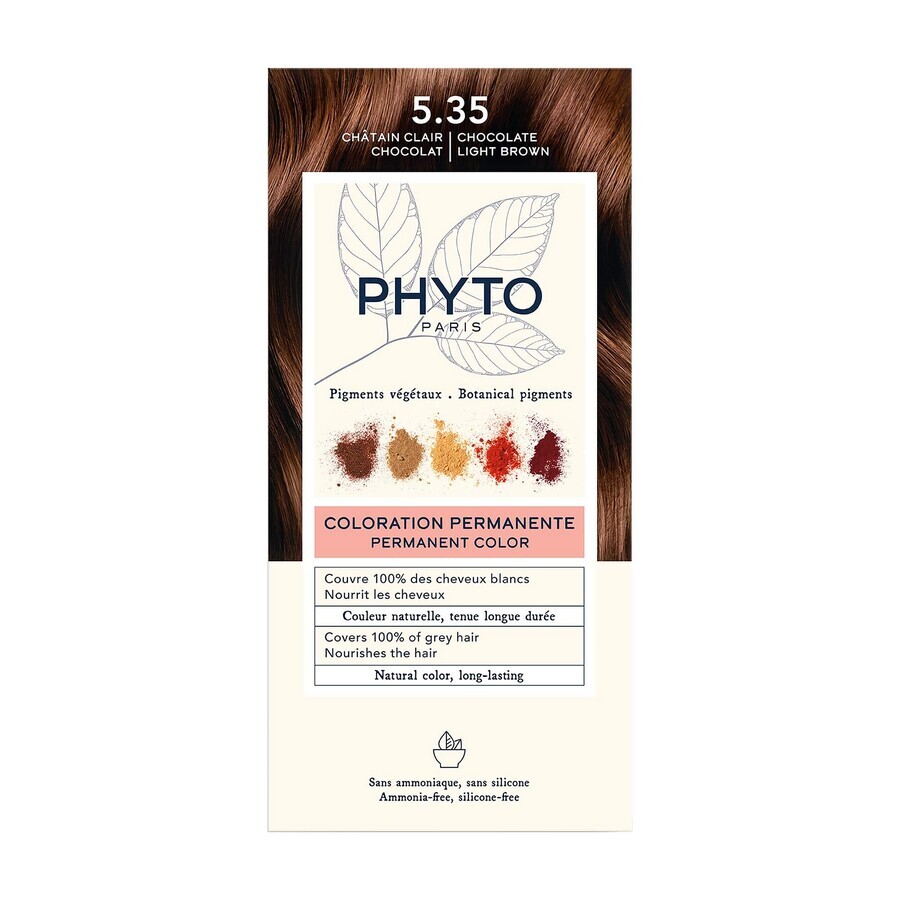 Buy Phyto Color, hair dye, 5.35 golden mahogany, 1 pc Phyto Color, hair dye, 5.35 golden mahogany, 1 pc
