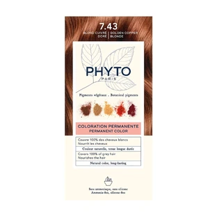 Phyto Color, hair dye, 7.43 copper gold, 1 pc