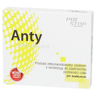 PotStop antitranspirant, 30 tabletten