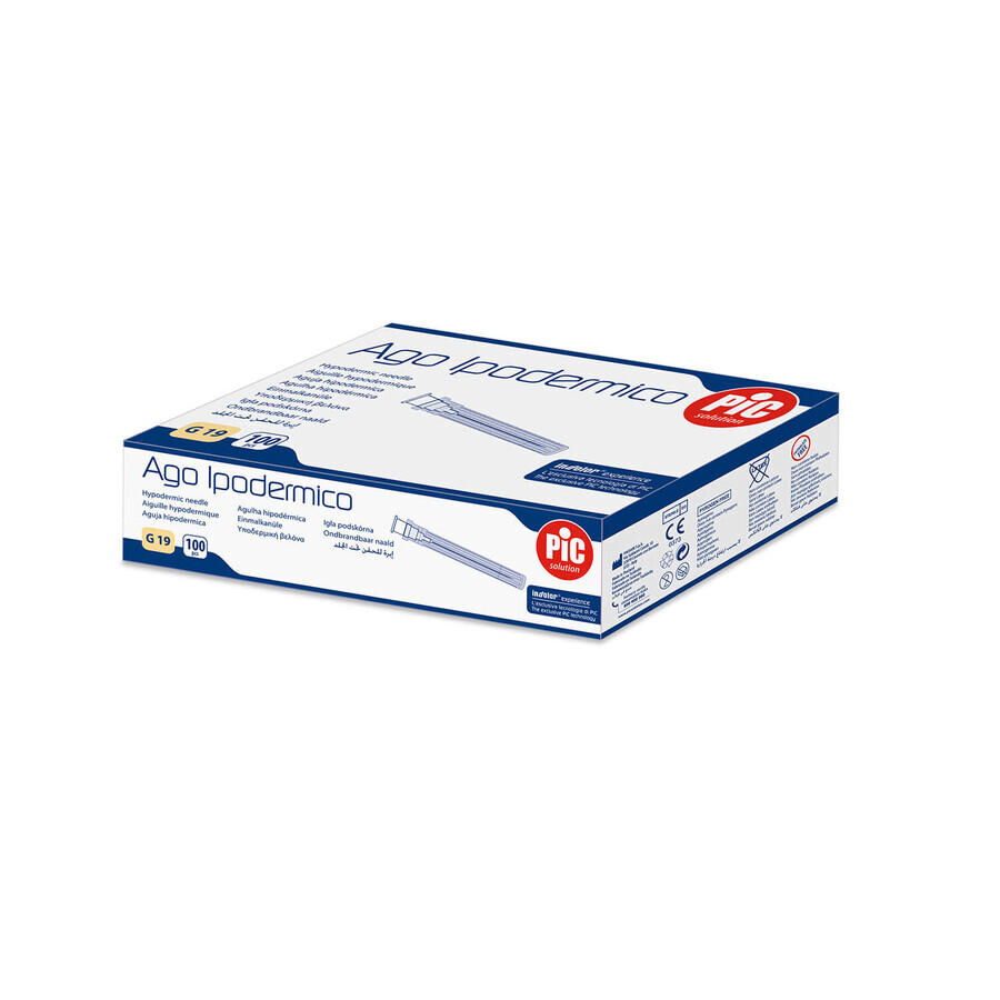 Acquista Pic Solution, aghi per iniezione, G19 1,1 mm x 40 mm, 100 pezzi Pic Solution, aghi per iniezione, G19 1,1 mm x 40 mm, 100 pezzi