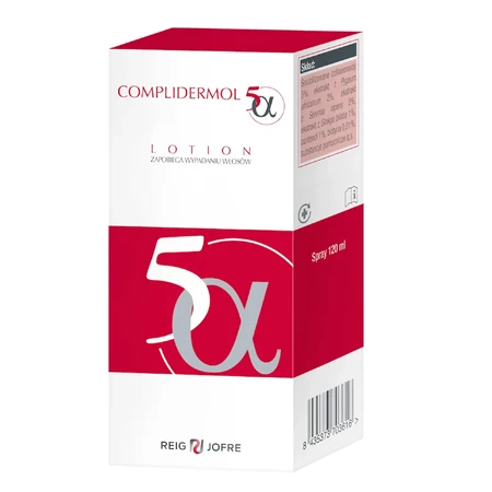 Complidermol 5 alpha, hair lotion, 120 ml