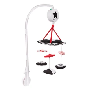 Canpol Baby's, contrasterende carrousel met pluche muziekdoos, sensorisch speelgoed, vanaf de geboorte, 1 stuk