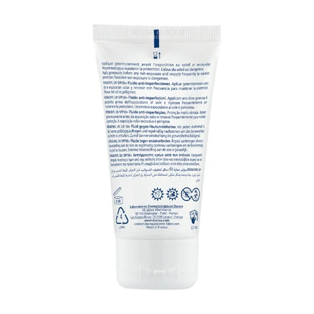 Ducray Keracnyl UV, fluide contre les imperfections, 50 ml