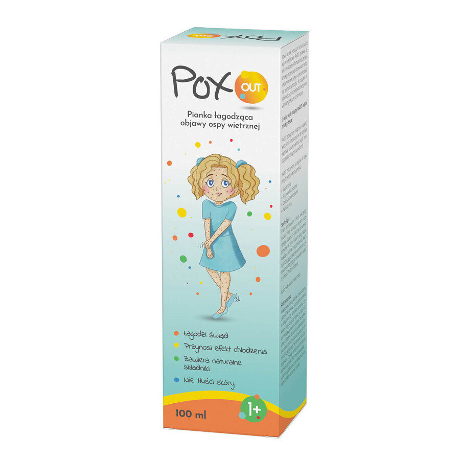 Cumpără PoxOUT, spumă pentru ameliorarea simptomelor varicelei, 100 ml PoxOUT, spumă pentru ameliorarea simptomelor varicelei, 100 ml