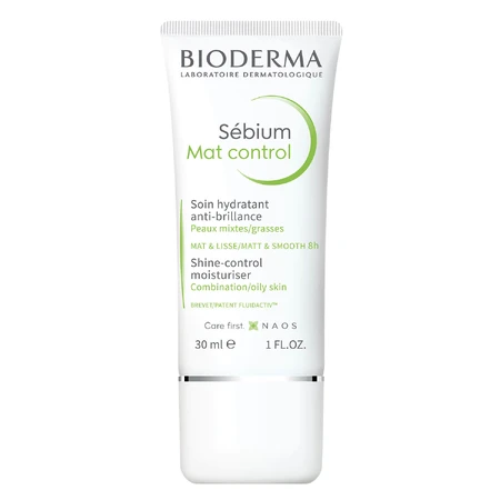 Bioderma Sebium Mat Control, crema hidratante matificante para pieles grasas y mixtas, 30 ml