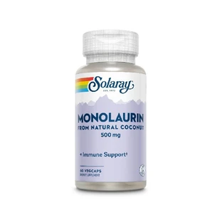 Monolaurina 500mg Solaray, 60 cápsulas, Secom