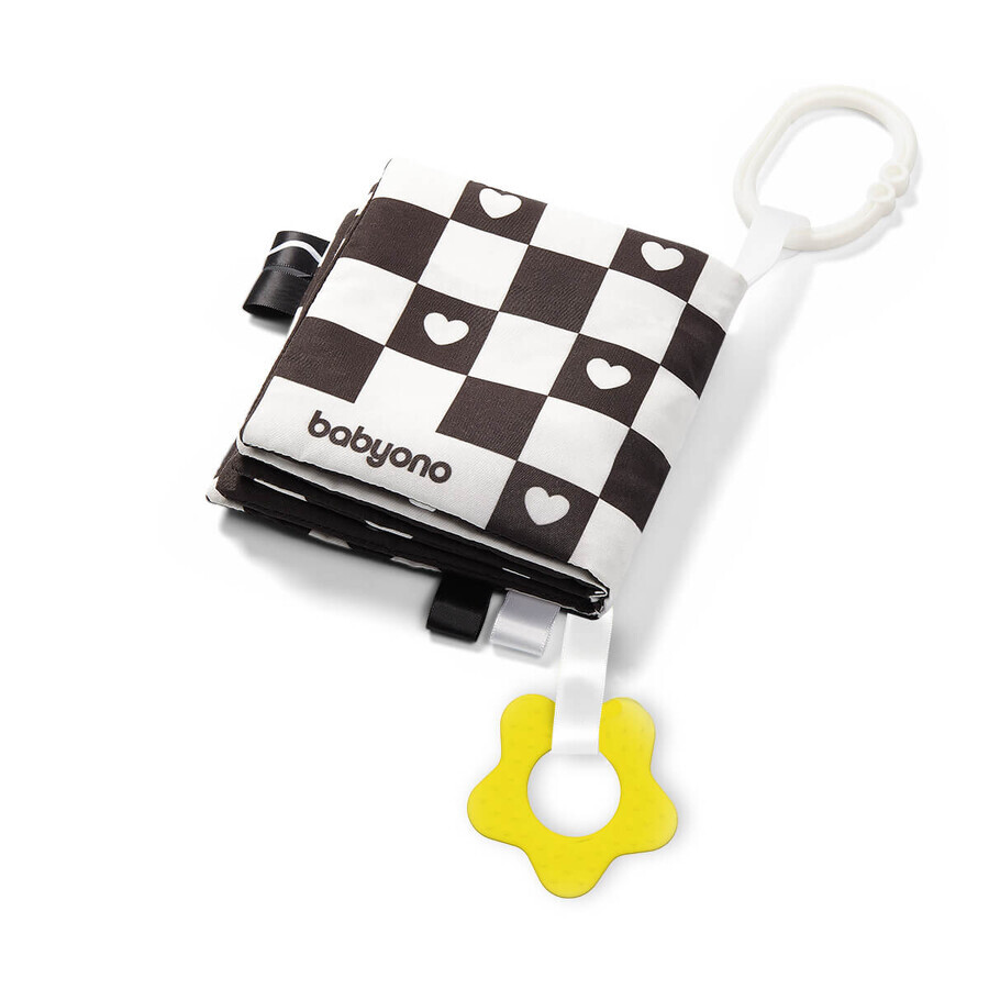 BabyOno, cuaderno sensorial, blanco y negro, desde el nacimiento, 1 unidad