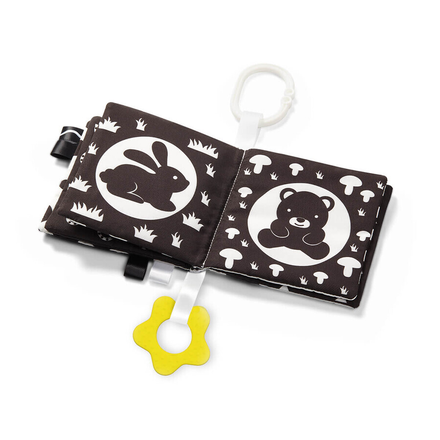 BabyOno, cuaderno sensorial, blanco y negro, desde el nacimiento, 1 unidad
